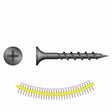 Simpson Strong-Tie DWC114PS (#6 x 1-1/4") Collated Drywall Screw #2 Phillips Bugle-Head Gray Phosphate (2500 Pack)