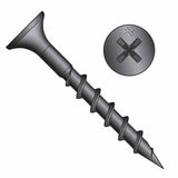Simpson Strong-Tie DWC114PS (#6 x 1-1/4") Collated Drywall Screw #2 Phillips Bugle-Head Gray Phosphate (2500 Pack) - 2