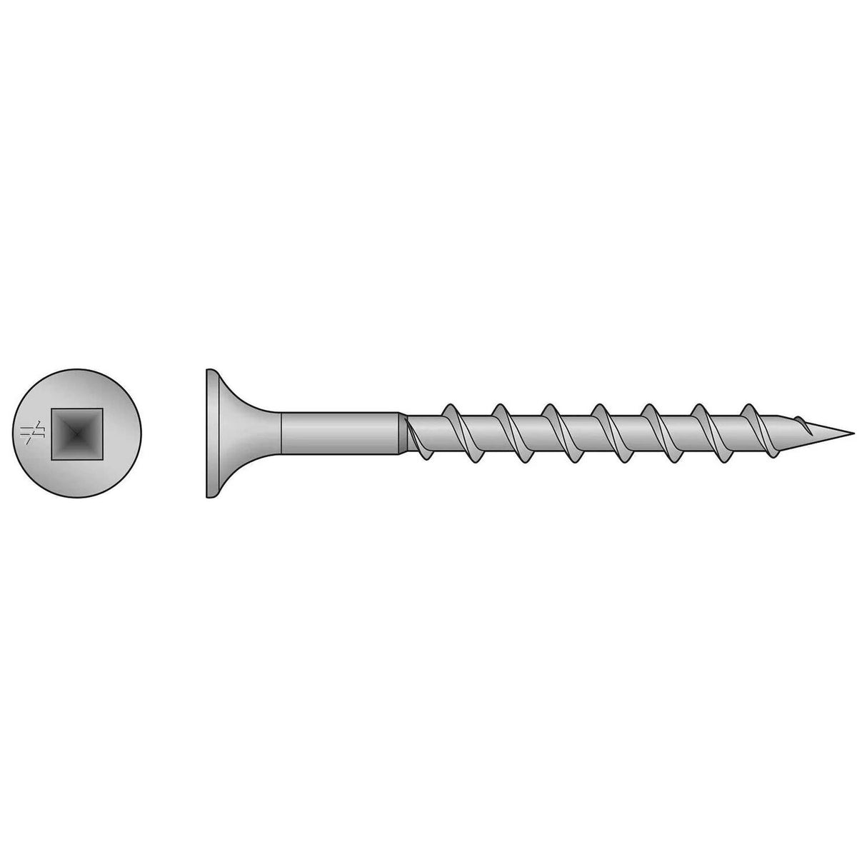 Simpson DWCG158S Quik Drive Quik Drive DWC Drywall Screw for Wood-to-Wood Fastening (2500 Pack)