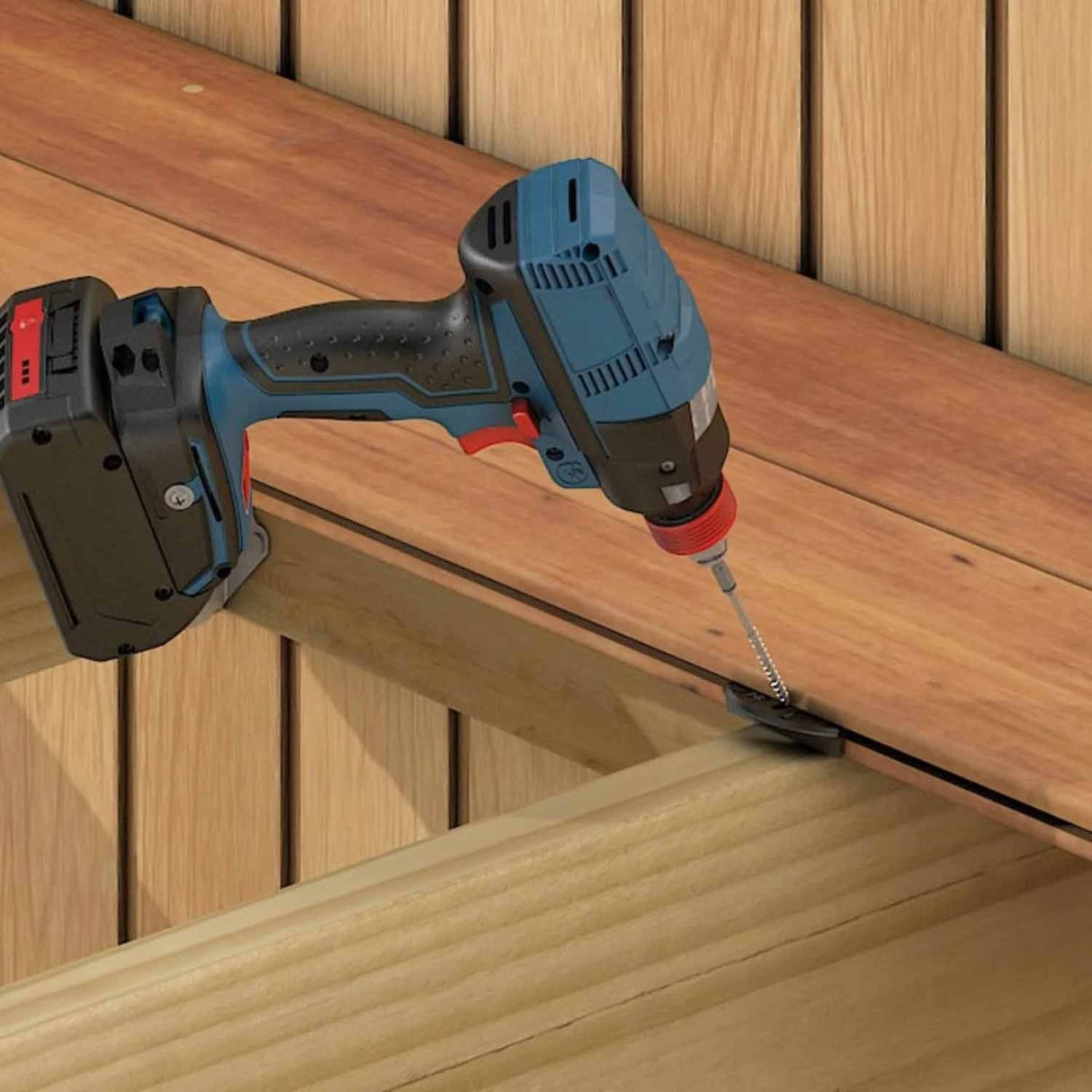 Simpson Strong-Tie EB332WD316R175 (2-1/4") Premium Hidden Deck Fastener System with Type 316 Screws (175 Pack) - 5