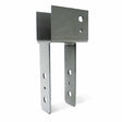 Simpson ECC5 1/4-6ROT Strong-Tie Simpson End Column Cap 90 Degree Rotated Straps Gray Paint for 5-1/8" Beam and 6x Post