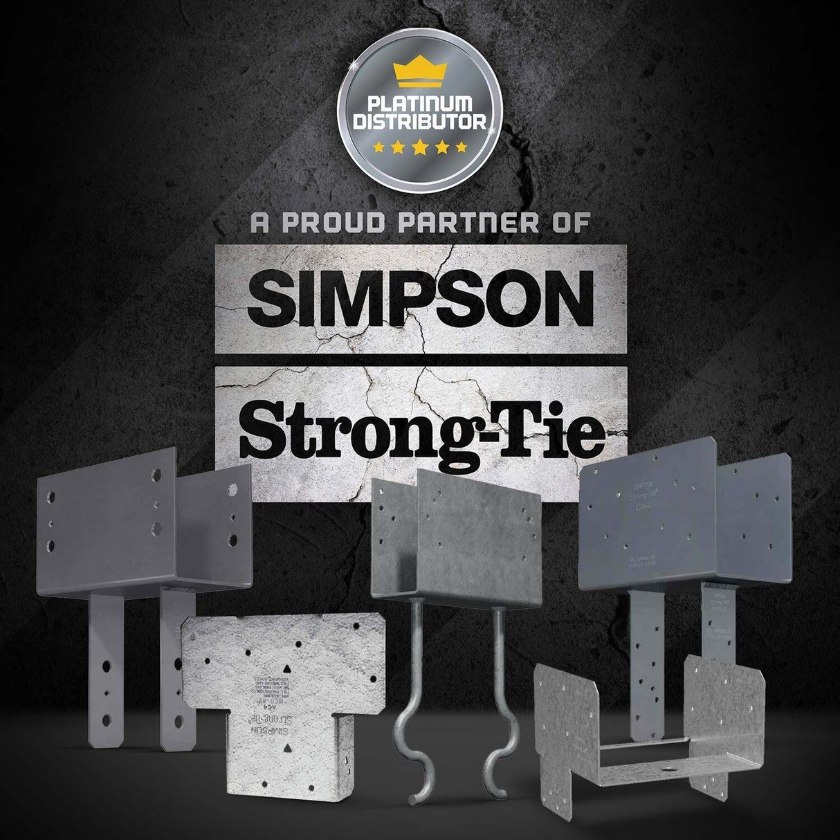 Simpson ECC66 Strong-Tie End Column Cap for 6x Beam and 6x Post - 4