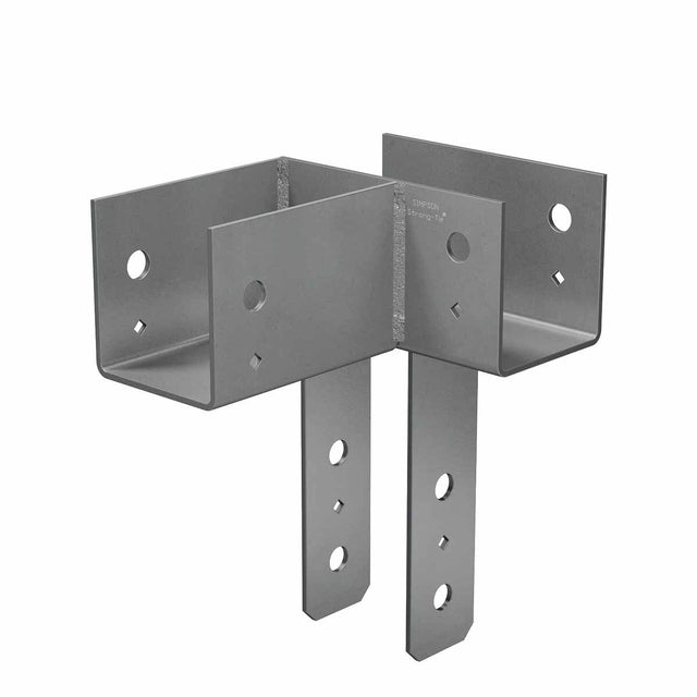 Simpson Strong-Tie ECCLL666 L-Shape End Column Cap for 6x Beams and 6x Post, Skewed Left