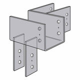 Simpson Strong-Tie ECCLR444 None L-Shape End Column Cap for 4x Beams and 4x Post, Skewed Right - 2