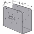 Simpson Strong-Tie ECCOQ6-SDS2.5 End Column Cap for 6x Beam, Quick-Install, Field Weldable