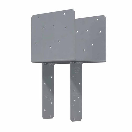 Simpson Strong-Tie ECCQ7.1-8SDS2.5 Quick Install End Column Cap with SDS Screws for 7x Beam and 7-1/2x Post, Gray Paint