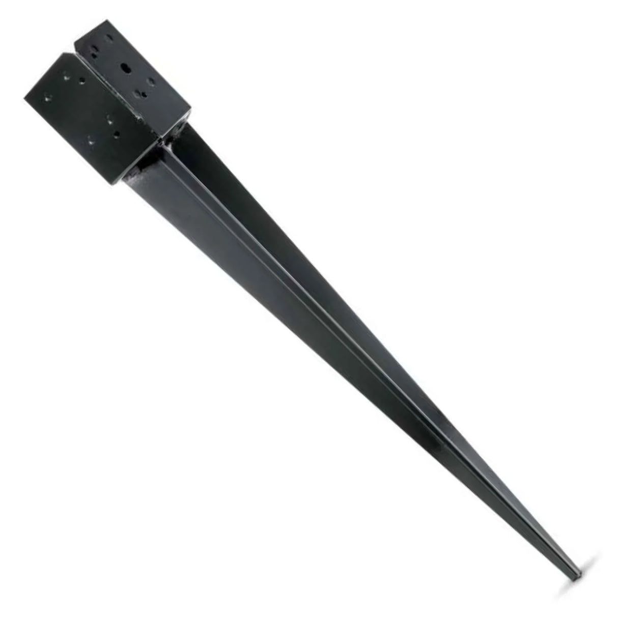 Simpson Strong-Tie FPBS44 None E-Z Spike Black Powder-Coated Post-Base Spike for 4x4