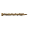 Simpson Strong-Tie FT07112R100 (#7 x 1-1/2") Finish Trim Screw, Trim-Head, Tan Exterior-Grade Quik Guard Coating (100 Pack)