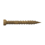 Simpson Strong-Tie FT07114R500 (#7 x 1-1/4") Finish Trim Screw, Trim-Head, Quik Guard Coating, Tan (500 Pack)