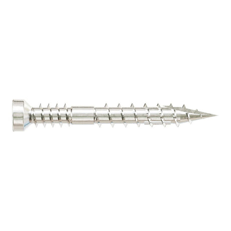 Simpson Strong-Tie FT07114T100 (#7 x 1-1/4") Finish Trim Screw Trim-Head Type 316 (100 Pack)