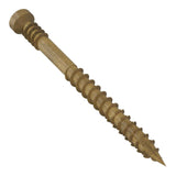 Simpson Strong-Tie FT07200R100 (#7 x 2") Finish Trim Screw T10, Trim-Head, Tan Quik Guard Coating (100 Pack) - 2