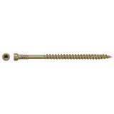 Simpson Strong-Tie FT07212MB (#7 x 2-1/2") Finish Trim Screw T10, Trim-Head, Tan Exterior Grade (1750 Pack)