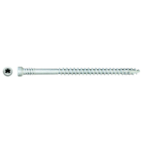 Simpson Strong-Tie FT07212R100W (#7 x 2-1/2" T10) Finish Trim Screw Trim-Head Quik Guard Coating White (100 Pack)