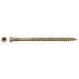 Simpson Strong-Tie FT07212R100 (#7 x 2-1/2") Finish Trim Screw, Trim-Head, Tan Exterior Grade (100 Pack)