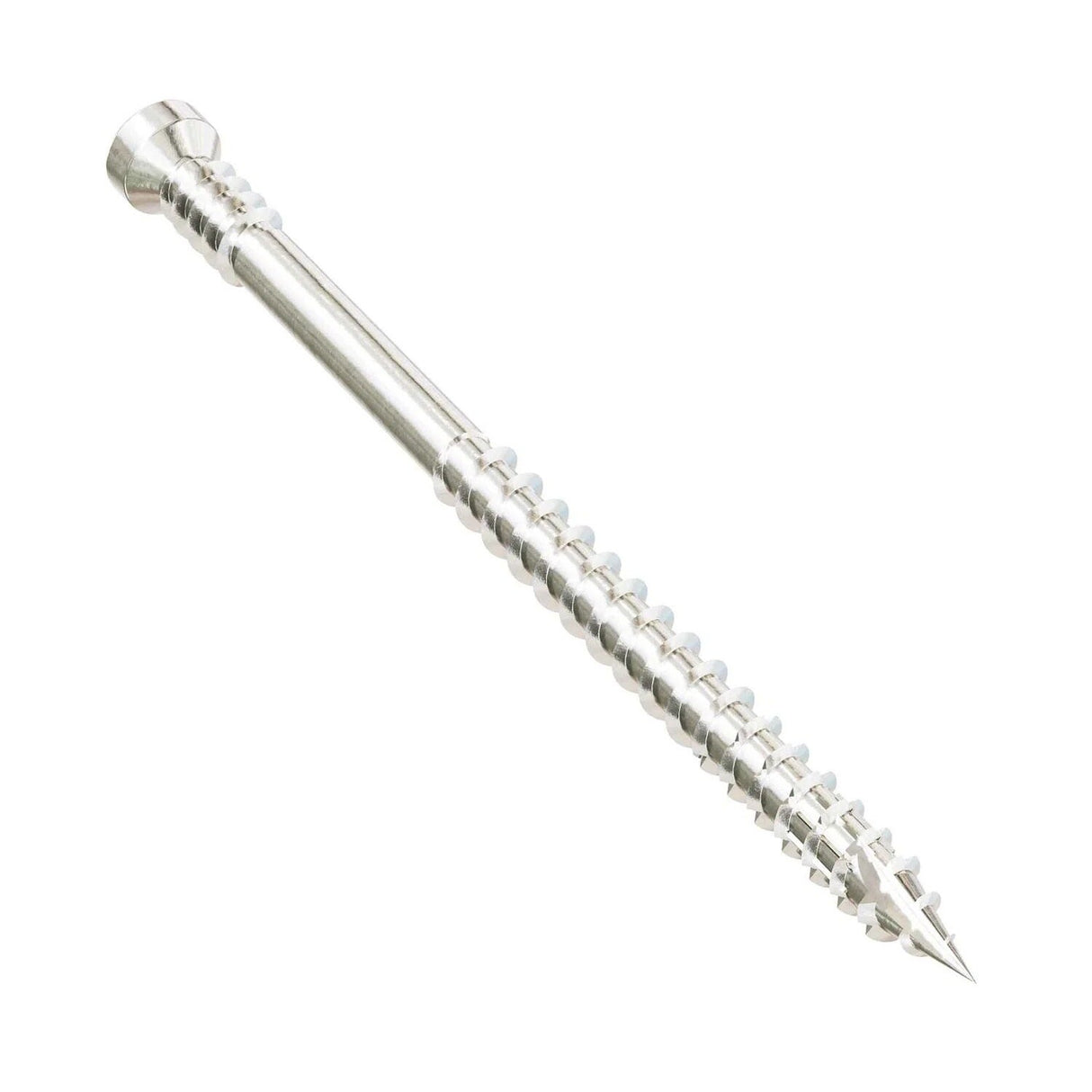 Simpson Strong-Tie FT07212T400 (#7 x 2-1/2") Finish Trim Screw - Trim-Head, Type 316 Stainless Steel (400 Pack) - 2
