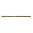 Simpson Strong-Tie FT07300MB (#7 x 3") Finish Trim Screw Tan, Quik Guard Coating (1750 Pack)