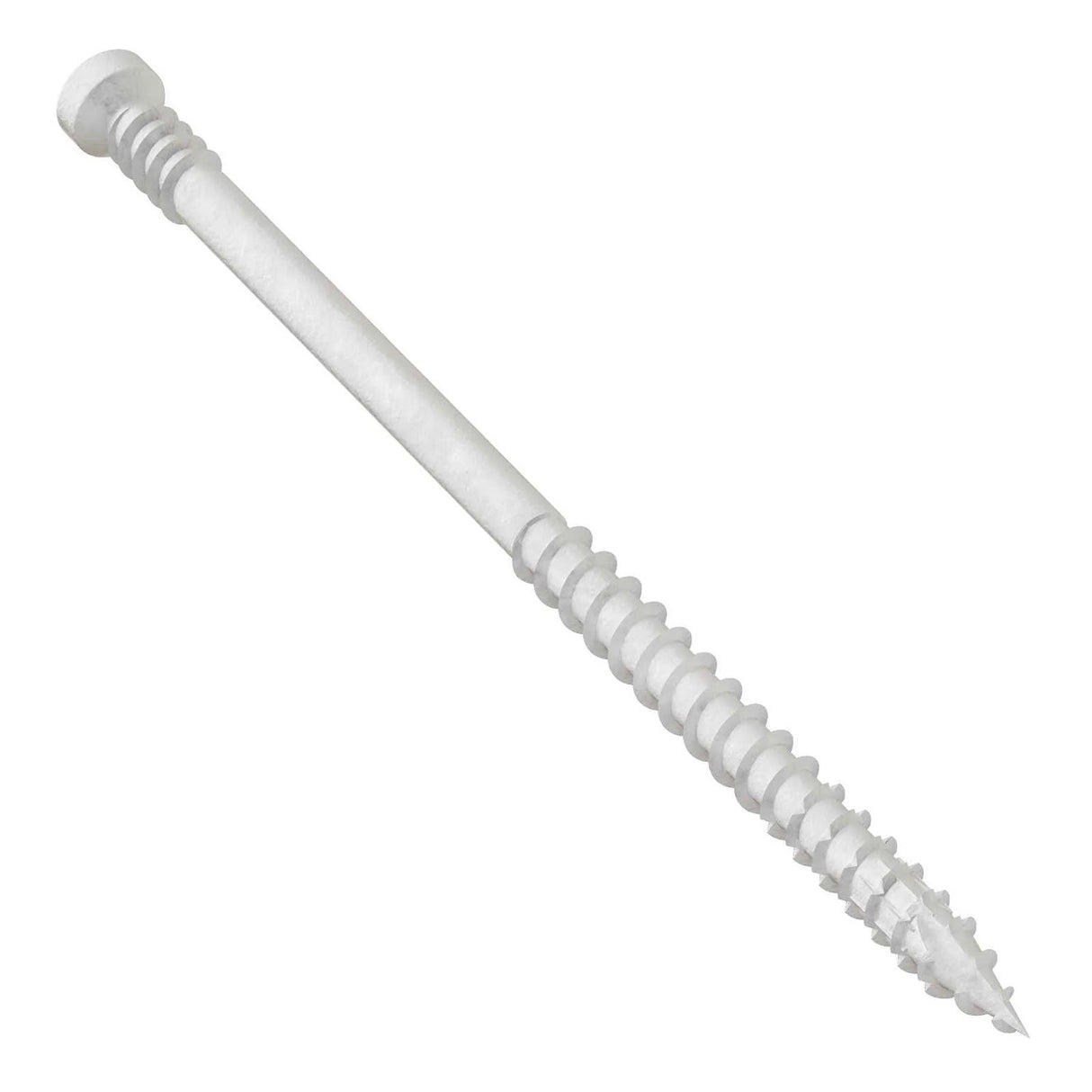 Simpson Strong-Tie FT07300R100W (#7 x 3" T10) Finish Trim Screw Trim-Head Quik Guard White (100 Pack) - 2