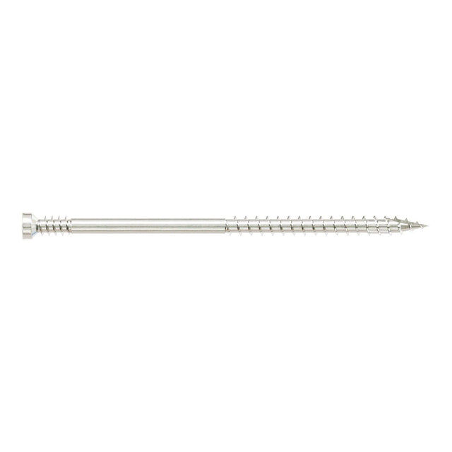 Simpson Strong-Tie FT07300T100 (#7 x 3") Finish Trim Screw Trim-Head Type 316 Stainless Steel (100 Pack)
