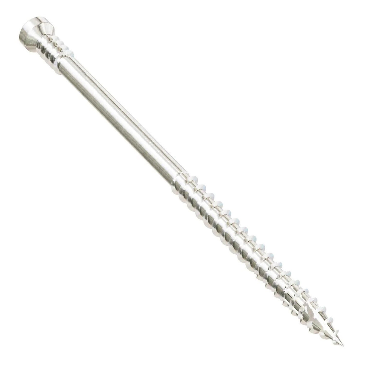 Simpson Strong-Tie FT07300T100 (#7 x 3") Finish Trim Screw Trim-Head Type 316 Stainless Steel (100 Pack) - 2