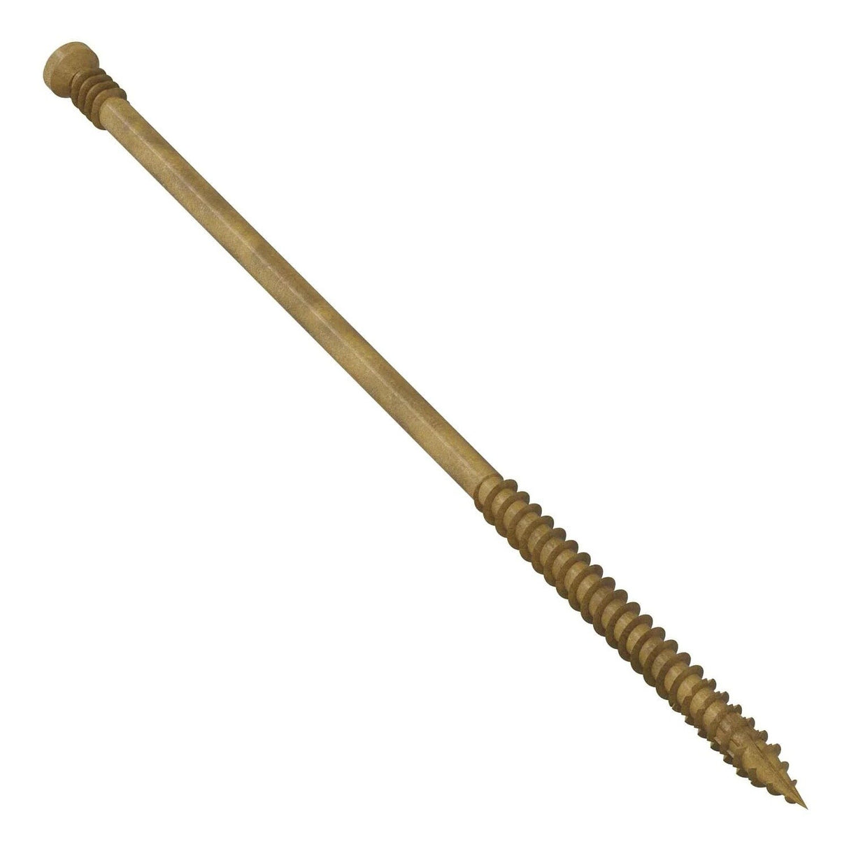 Simpson Strong-Tie FT09500R50 (#9 x 5") Finish Trim Screw T15, Trim-Head, Tan Quik Guard Coating (50 Pack) - 2