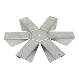 Simpson Strong-Tie GT6Z (6-2x) 18-Gauge Gazebo Tie - ZMAX Finish