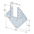 Simpson H1.81Z Strong-Tie Hurricane Tie ZMAX Finish for Engineered Lumber