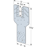 Simpson Strong-Tie H10S (11-5/8" 18-Gauge) Hurricane Tie - G90 Zinc Galvanized - 2