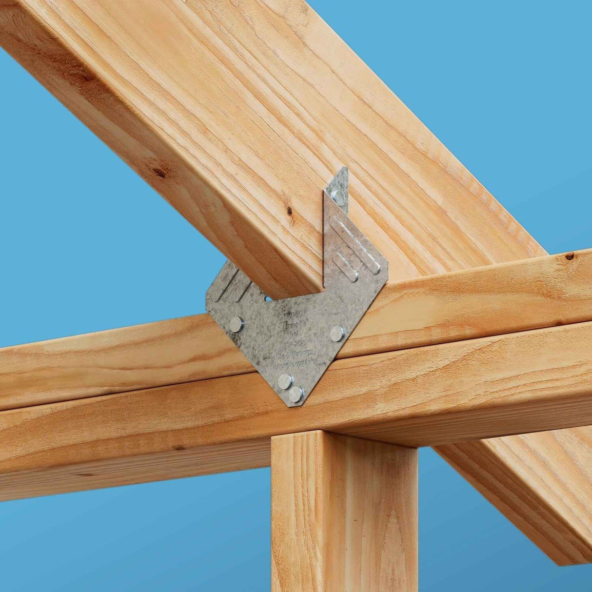 Simpson H1A Strong-Tie Hurricane Tie for High-Wind Construction - 4