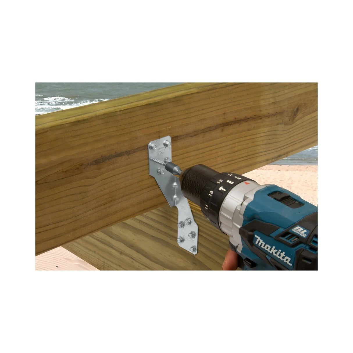 Simpson Strong-Tie H2.5ASS (1-3/8" x 6" 18-Gauge)  Hurricane Tie Stainless Steel for Wood Construction - 3