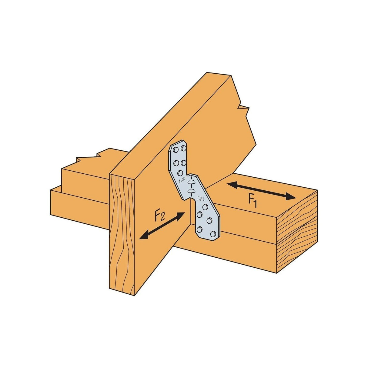 Simpson Strong-Tie H2.5ASS (1-3/8" x 6" 18-Gauge)  Hurricane Tie Stainless Steel for Wood Construction - 7