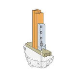 Simpson HD7B Strong-Tie Bolted Holdown G90 Galvanized - 3