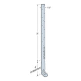 Simpson Strong-Tie HETA20 (16") Embedded Truss Anchor for Concrete and Masonry Walls - 3