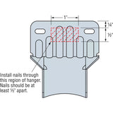Simpson Strong-Tie HF34N (3" x 4") Panelized Construction Hanger - G90 Galvanized - 4