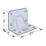 Simpson Strong-Tie HGA10KTHDG (10") Hot-Dip Galvanized Hurricane Gusset Angle with SDS Screws (10 Pack) - 2