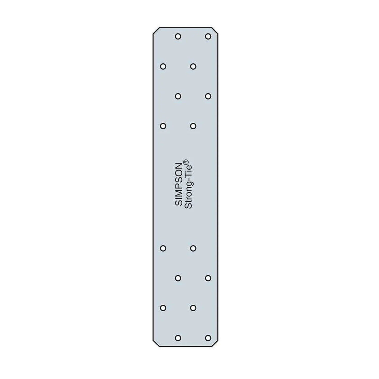 Simpson Strong-Tie HRS416Z (16 in.) 12 Gauge Heavy Strap Tie - ZMAX Finish - 2