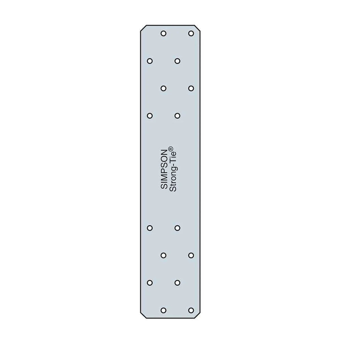 Simpson Strong-Tie HRS416Z (16 in.) 12 Gauge Heavy Strap Tie - ZMAX Finish - 2