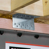 Simpson Strong-Tie HSLQ37-SDS2.5 (7-1/4" x 3-1/4") 12 Gauge Heavy Shear Transfer Angle - G90 Galvanized with SDS Screws - 2