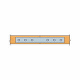 Simpson HST2HDG Strong-Tie Heavy Strap Tie 2-1/2 in x 21-1/4 in 7-Gauge Hot-Dip Galvanized for Wood Connections - 3