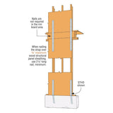 Simpson Strong-Tie HST2 (2-1/2" x 21-1/4") Heavy Strap Tie - G90 Galvanized - 3