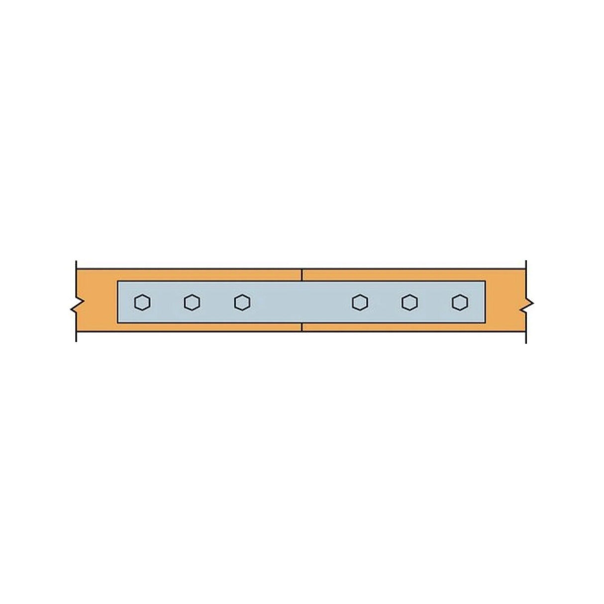 Simpson Strong-Tie HST2 (2-1/2" x 21-1/4") Heavy Strap Tie - G90 Galvanized - 4
