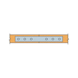 Simpson Strong-Tie HST2 (2-1/2" x 21-1/4") Heavy Strap Tie - G90 Galvanized - 4