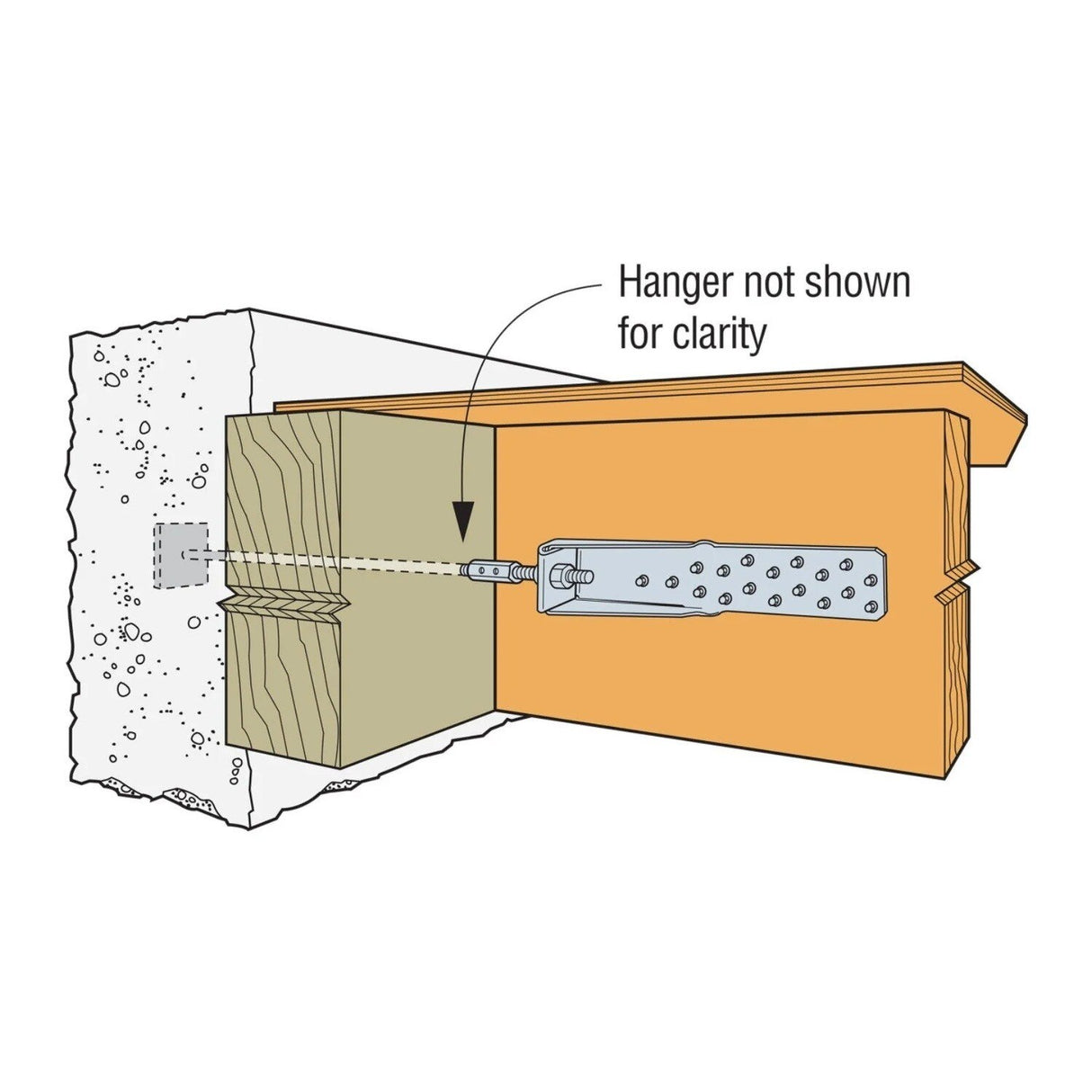 Simpson Strong-Tie HTTH6.5 (20-1/4") Heavy Tension Tie - Zinc Galvanized - 4