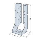 Simpson Strong-Tie HUCQ412-SDS (4" x 12") Heavy Face-Mount Concealed-Flange Joist Hanger w/ Screws - 2
