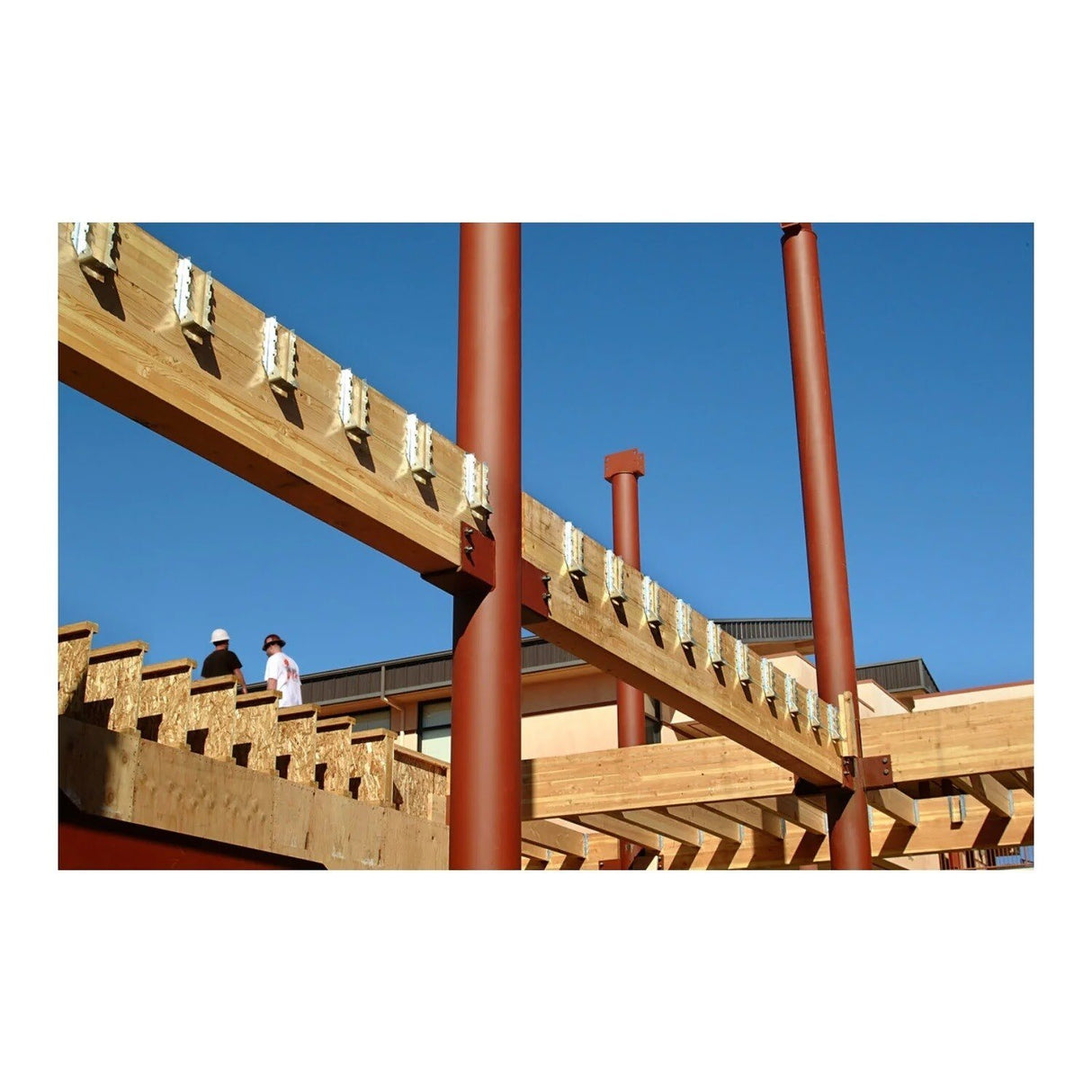Simpson Strong-Tie HUCQ412-SDS (4" x 12") Heavy Face-Mount Concealed-Flange Joist Hanger w/ Screws - 5