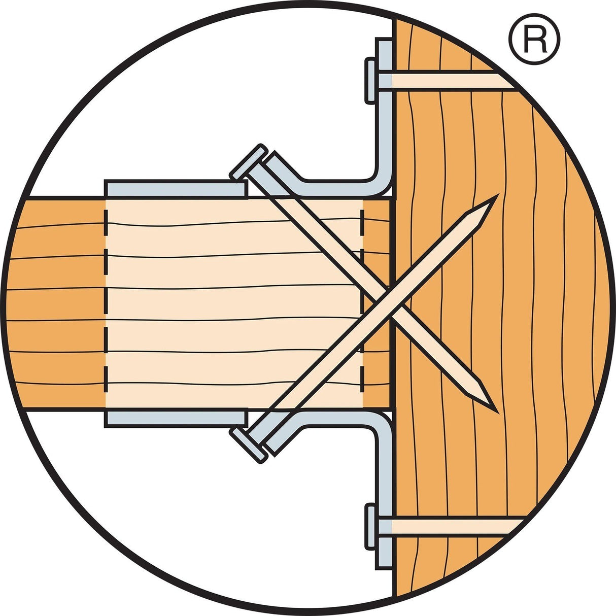 Simpson HUS28 Strong-Tie Galvanized Face-Mount Joist Hanger for 2x8 - 4