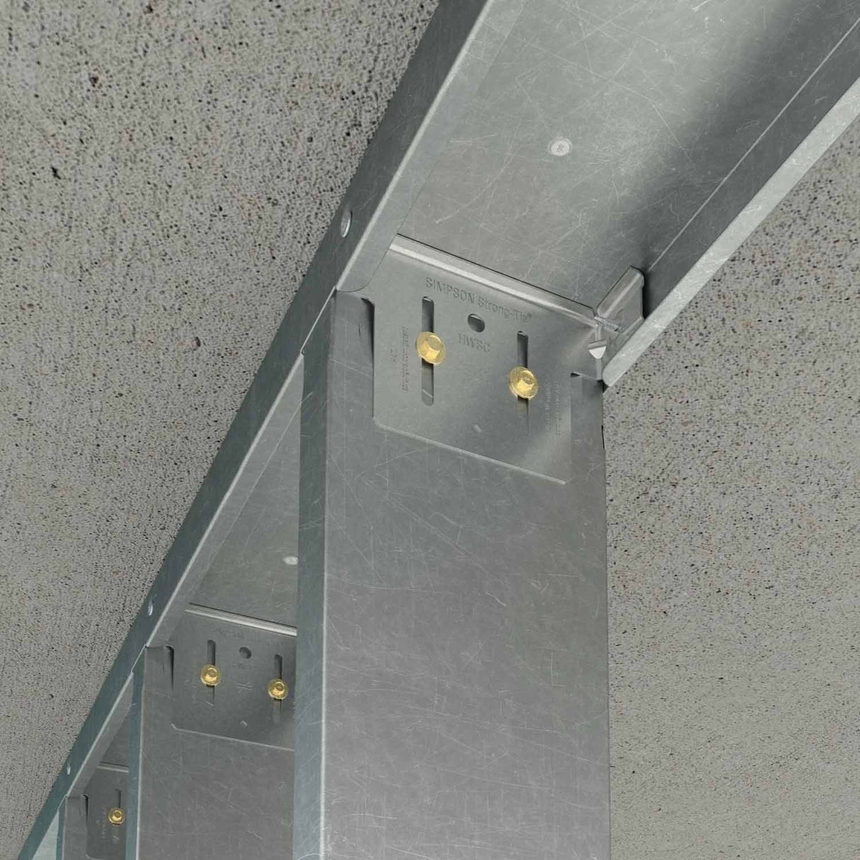 Simpson Strong-Tie HWSC6-KT (5-3/4") Head-of-Wall Slide-Clip Connector with Screws (50 Pack) - 3