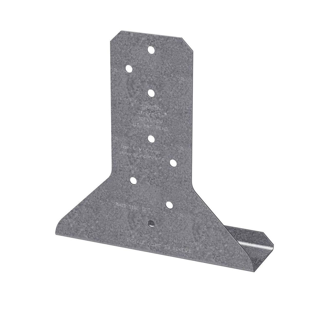Simpson ICFVL-W Ledger Connector System for Wood to ICF (15 Pack)