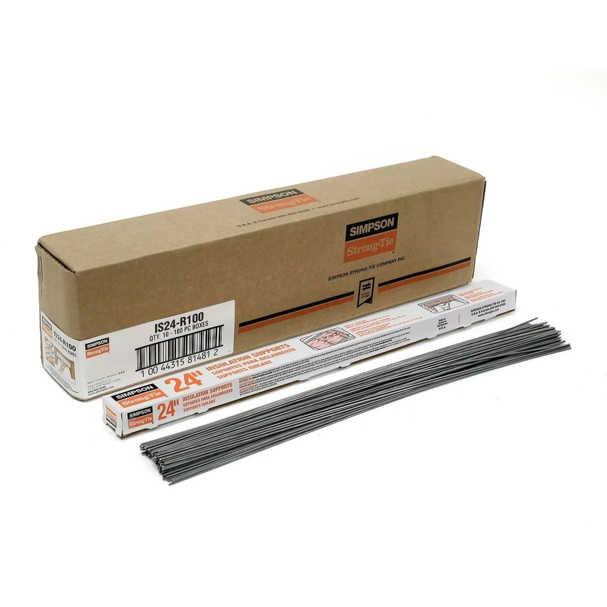 Simpson Strong-Tie IS24-R (23-1/2") Insulation Support for Joists (100 Pack)