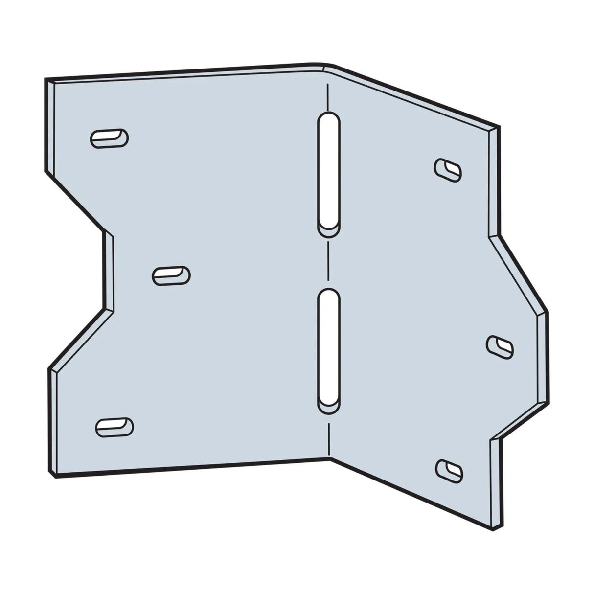 Simpson Strong-Tie LS30Z (3-3/8") Reinforcing Angle ZMAX Finish - 3