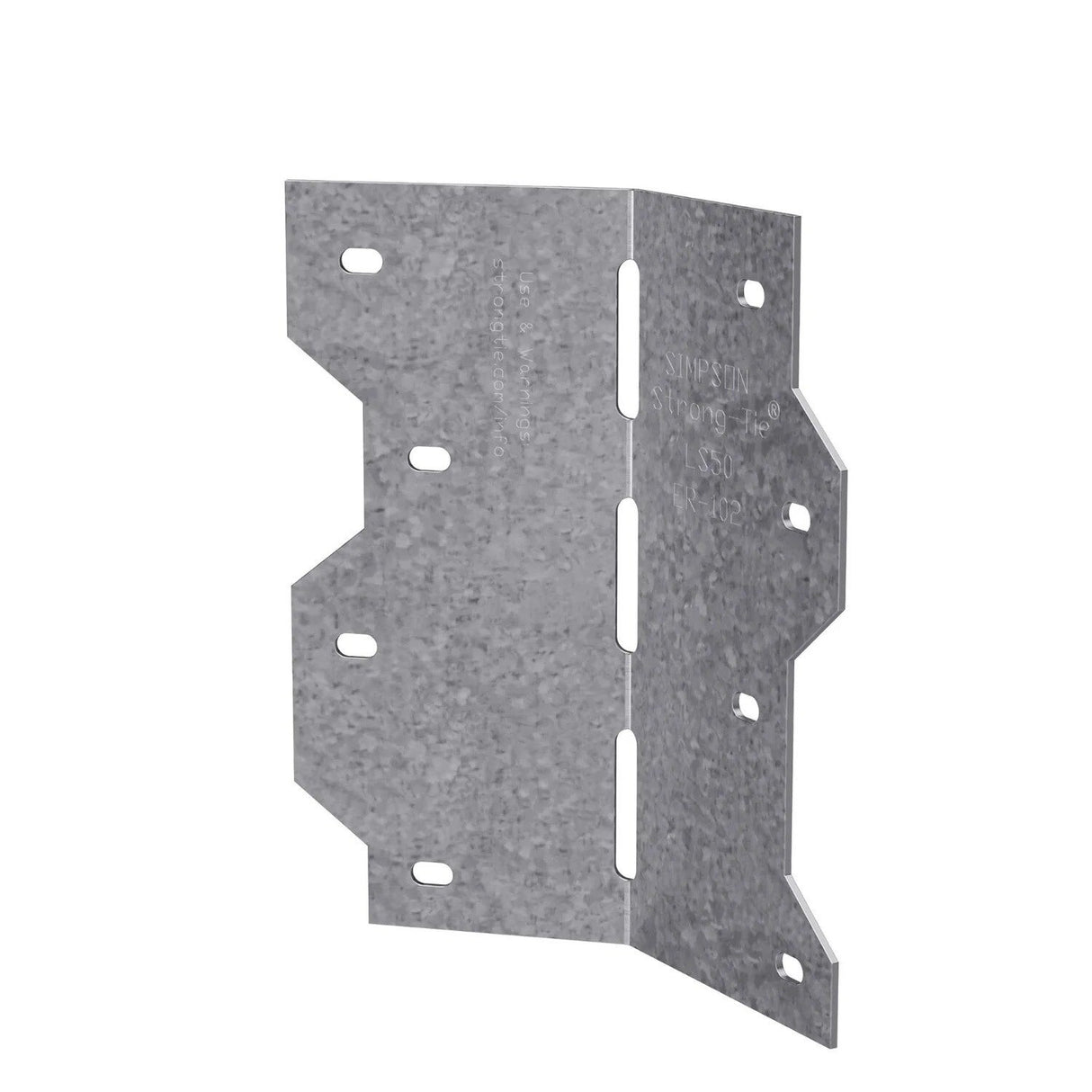 Simpson LS50 Strong-Tie LS 4-7/8" 18-Gauge Galvanized Adjustable L Angle